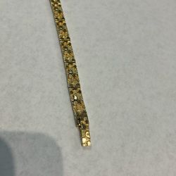 14k Yellow Gold Bracelet #109216-2 MJ
