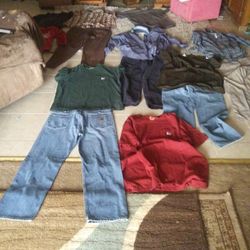 Mens Clothes Lot Shirts XL And Jeans Are 38/32