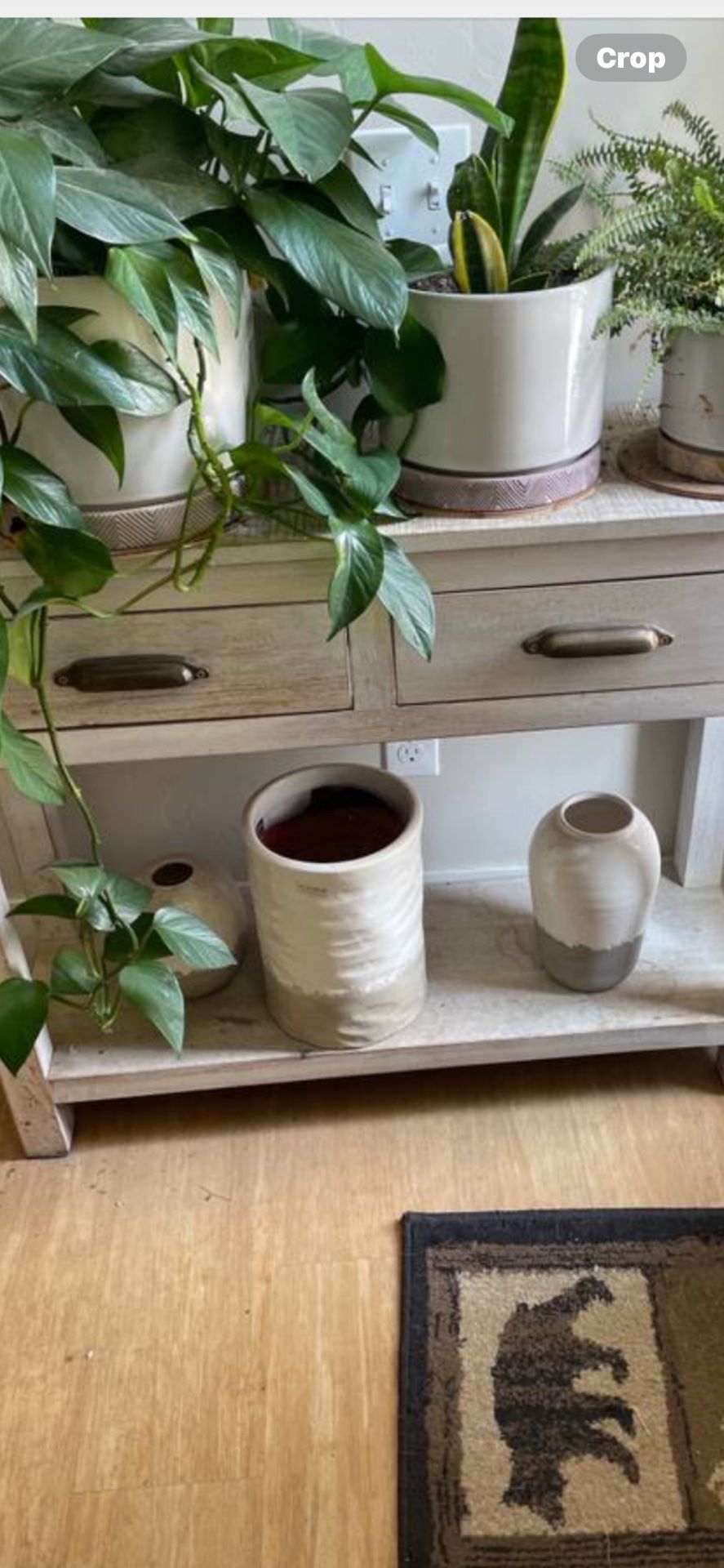 Entry Table With Drawers