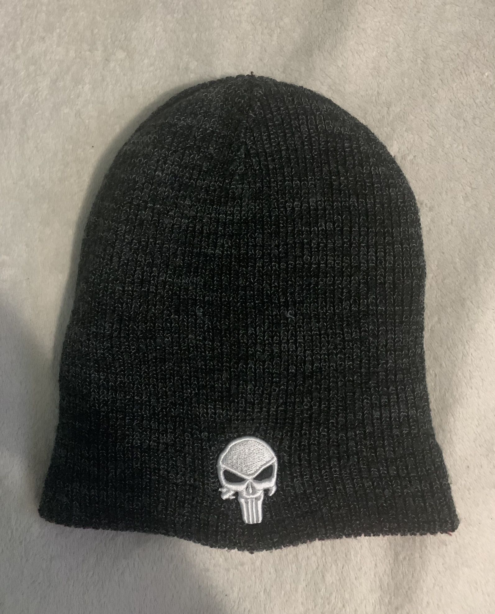 Marvel Daredevil DD & Punisher Reversible Beanie Knit Hat Cap Loot Crate