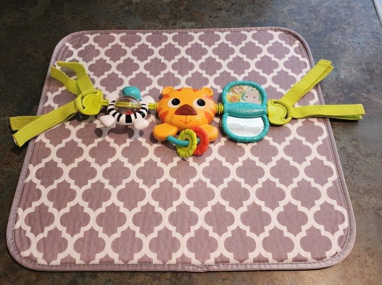 Bright Starts Take Along Musical Carrier Activity Toy Bar