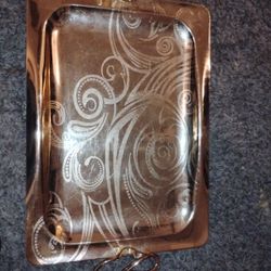 Antique silver Tray $50