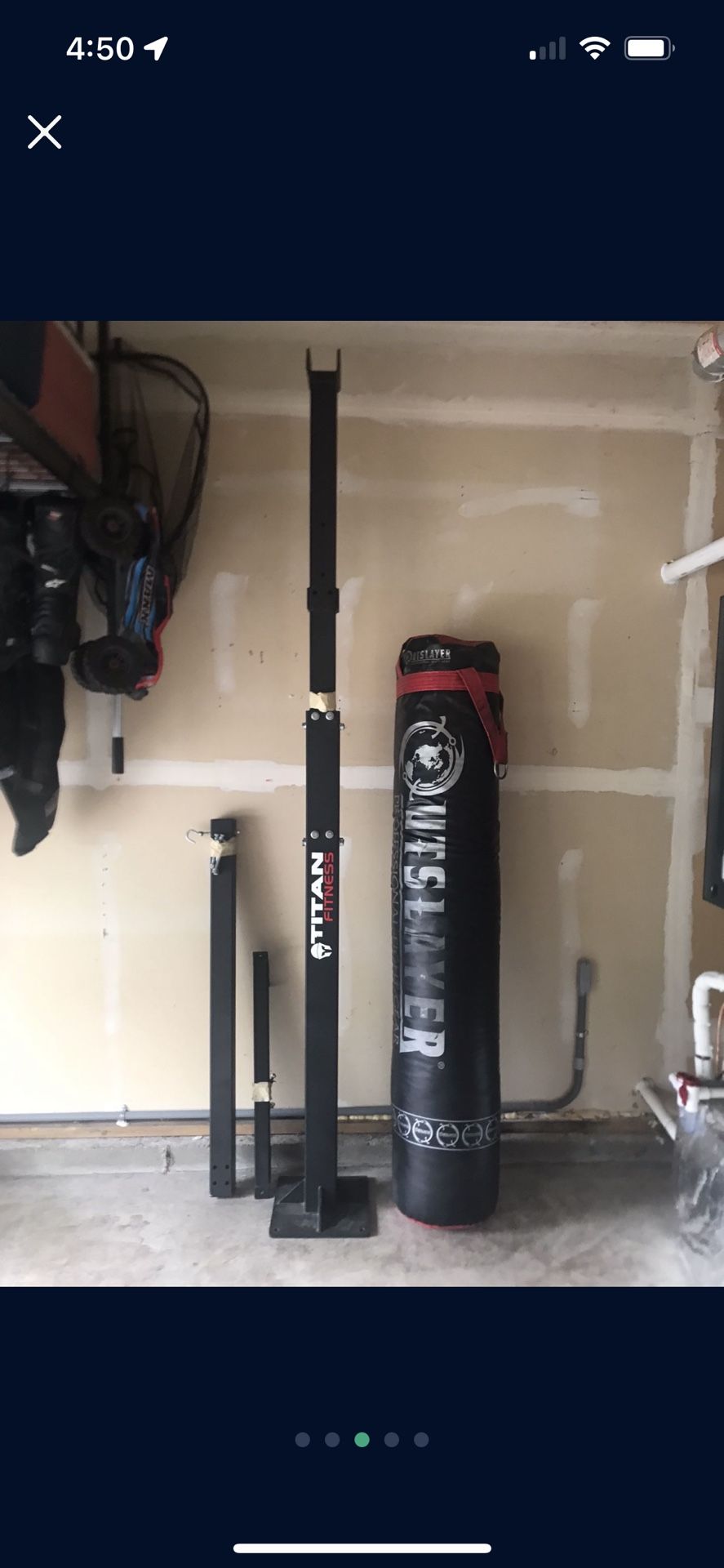 Titan Stand With Outslayer Punching Bag