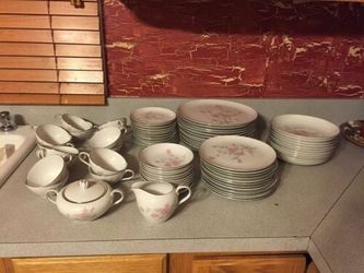 Lot of 75 Pieces of Royal M by Saji China Company “Fragrance Pattern”