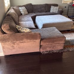 Wraparound Couch Ottoman 