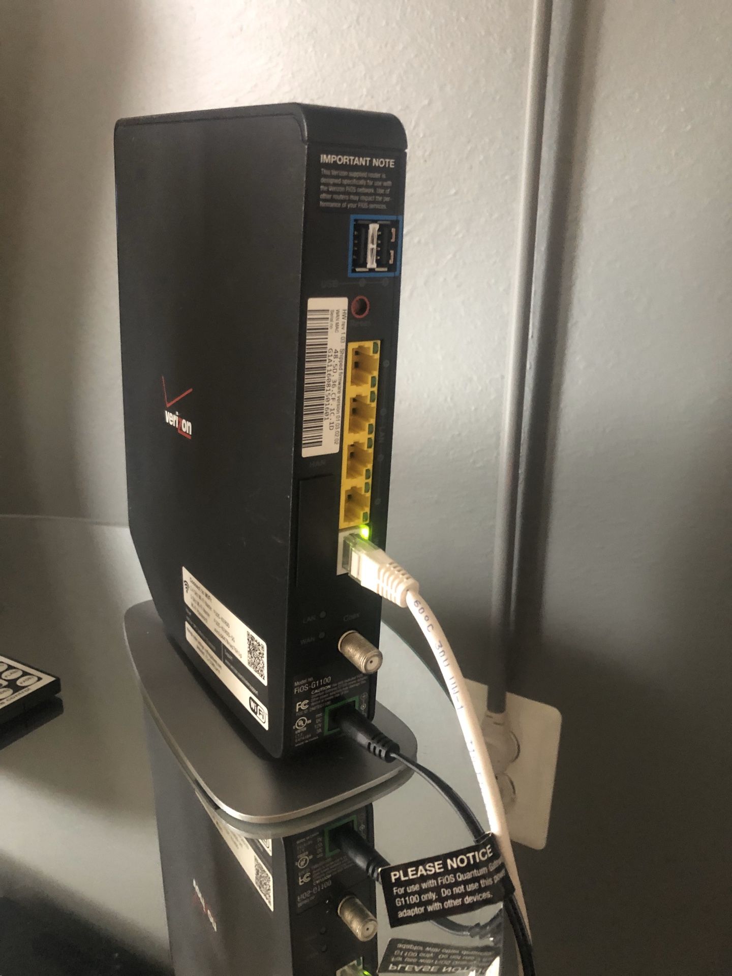Verizon Fios G1100 Quantum Gateway Router for Verizon Fios for Sale in Chantilly, VA OfferUp