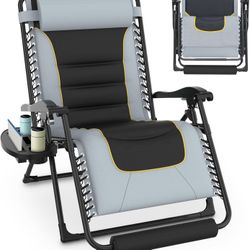 Slendor Oversized Padded Zero Gravity Chair