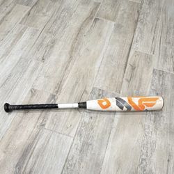 DeMarini C8ZS-21 Youth Baseball Bat 2021 White Orange Black USSSA Aluminum 30’