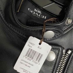 Coach Leather Jacket NWT  L