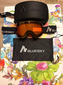 Bluesky Ski Goggles with Case and Bag