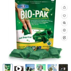 
(2 pack) Walex Bio-Pak RV & Marine Toilet Treatment - 10 Rapid Dissolve Treatments - Alpine Fresh