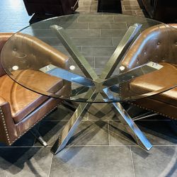 Modern Glass Dining Table 