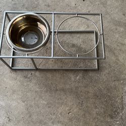 Pet Food Bowl And Holder