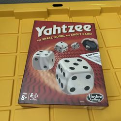 Yahtzee Dice Board Game Hasbro 2014 Sealed NIB Roll For The Ultimate Win
