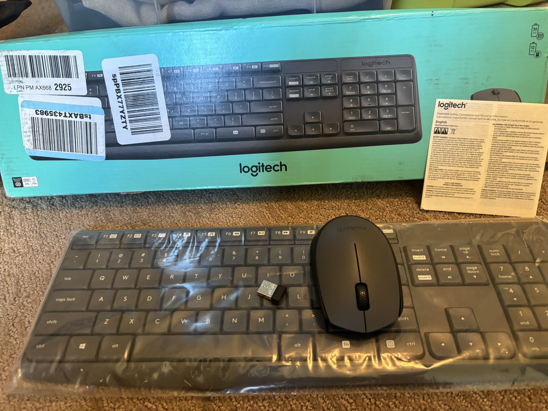 Brand New Wireless Keyboard And Mouse