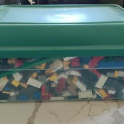 Bin Of Mixed Legos