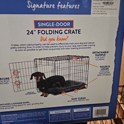 24 " Folding Dog Crate