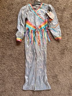 Kids Rainbow Unicorn kids Halloween Costume Jumpsuit