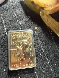 Pokemon gold metal