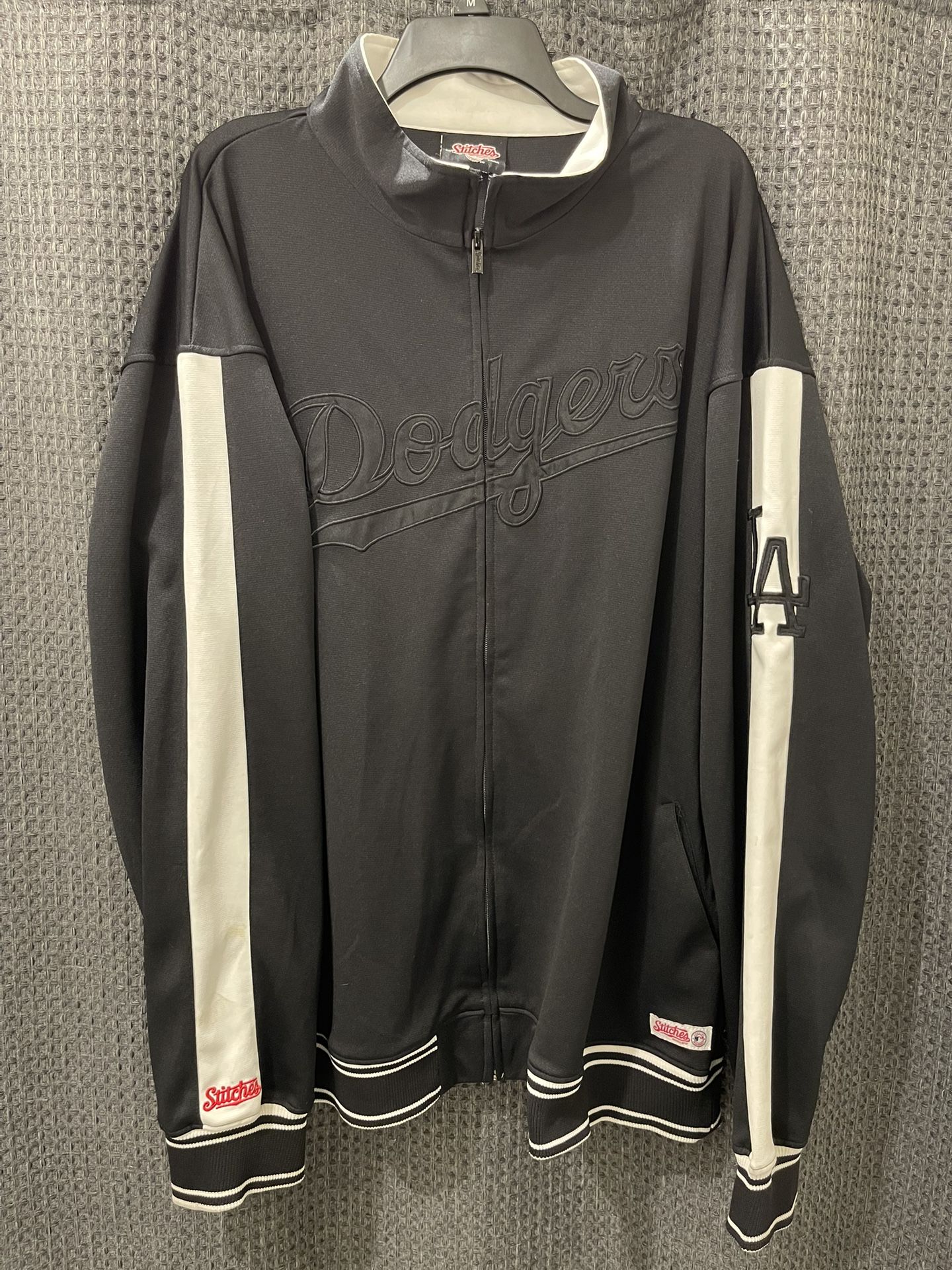 Stitches MLB LA Dodgers Black/Black/White Track Jacket