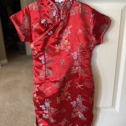 Girls Size 12 Chinese Dress 旗袍