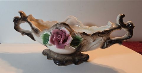 Vintage Italian Capodemonte Centerpiece Bowl