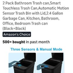 Smart Bathroom Trash Cans