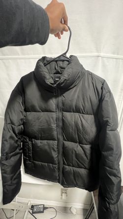 forever 21 black puffer bubble jacket. 