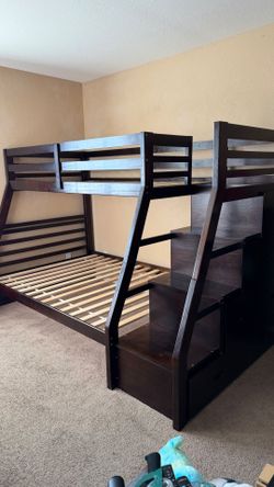 Twin over full bunk bed