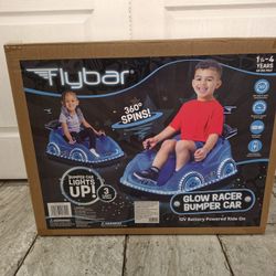 Flybar Glow Racer Bumper Car