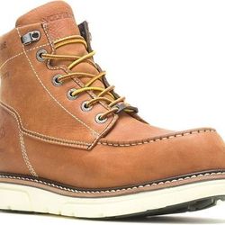 NEW Size 8.5 Or 10.5 Or 11 Wide  Wolverine Men Work Boots Waterproof I-90 Durashocks Soft Moc Toe 6 Inch