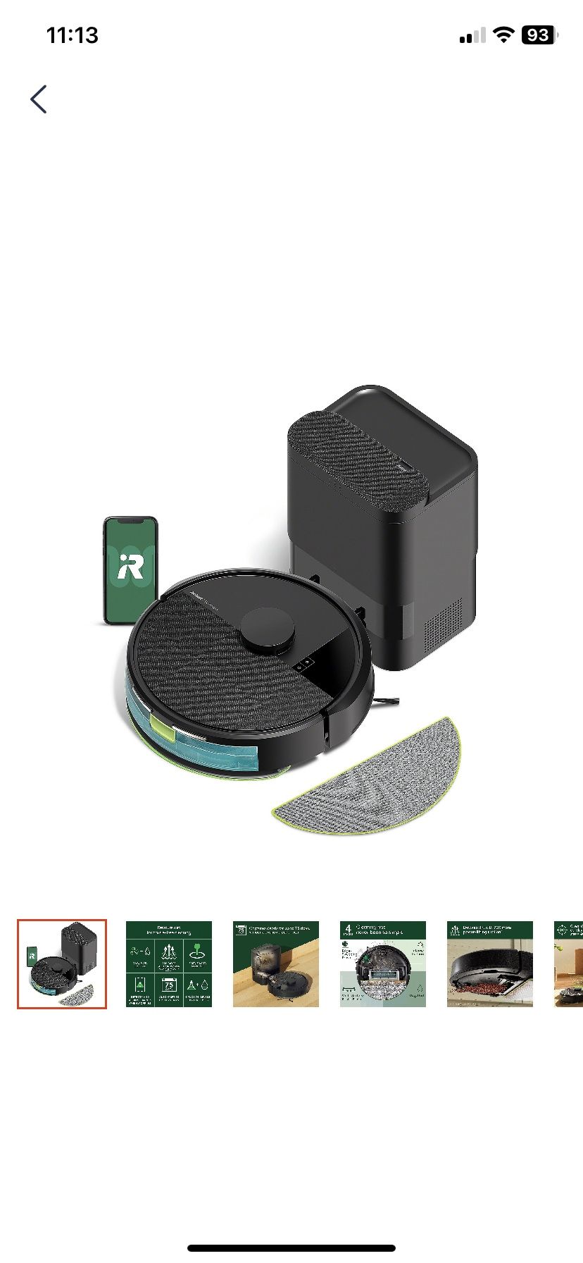 iRobot Roomba 105 Combo Robot Vacuum & Mop + AutoEmpty Dock