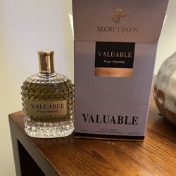 VALUABLE Pour Homme Natural Spray, Diamond Cut Glass Bottle, 100ml 3,4oz New