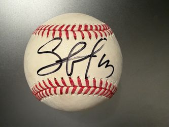 Royals all star Salvador Perez autographed baseball  Signed Rawlings official ROLMB George Brett Bobby Witt jr