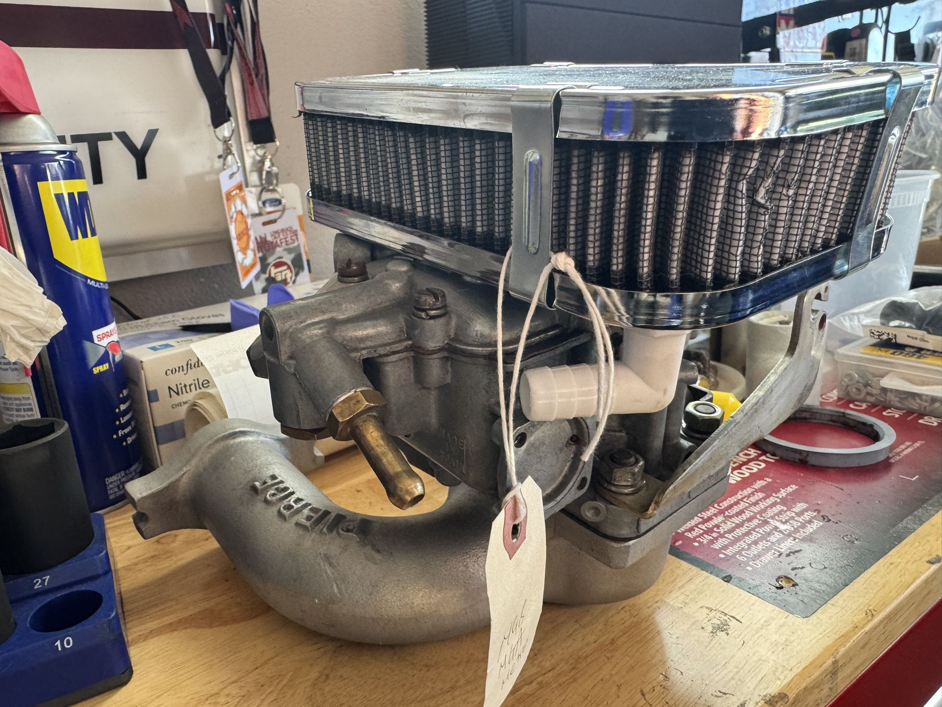 Weber Carburetor Downdraft Kit For MG