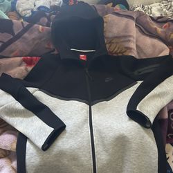 Grey And Black Nike Tech 