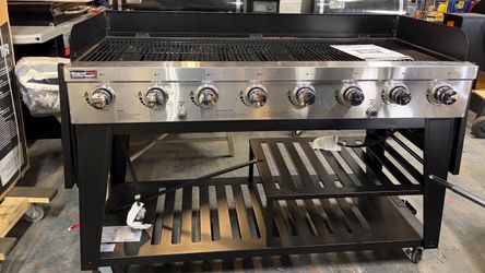 Royal Gourmet® - GB Series 8-Burner Gas Grill with Foldable Side Tables
