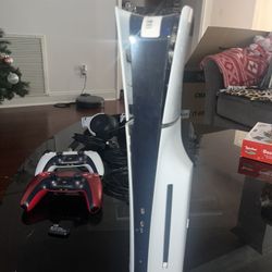 PS5/ 2 Controllers/ Headset For Sale (Shipping Only) 