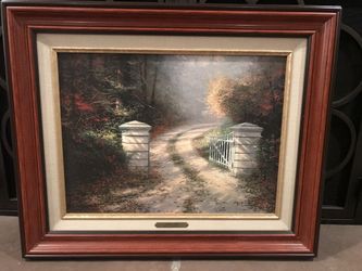 Painting: Thomas Kinkade-The Autumn Gate