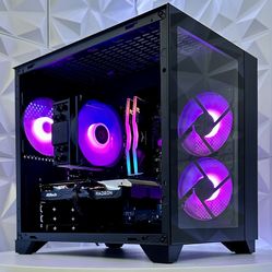 *NEW* Intel ARC B580 AMD Ryzen 5 5500 16GB DDR4 RAM 500GB SSD RGB Gaming PC