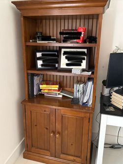Small wooden bookshelf