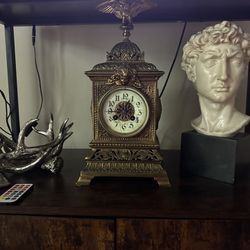 French Clock With Eagle 