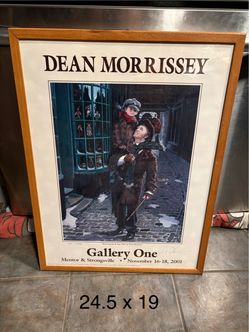 Signed Dean Morrissey Bob Cratchet & Tiny Tim print