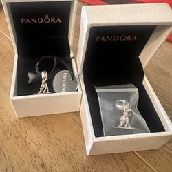 Pandora Snowboarder Snowflakes Dangle Charm Retired Pandora Christmas Charms