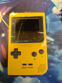Yellow Gameboy Pocket with IPS Mod