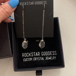 Crystal Earrings By Rockstar Goddess