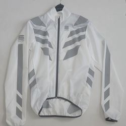 Sportful REFLEX JACKET Unisex bicycle Gray /White Sz M