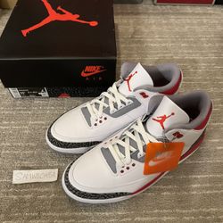 Brand New Jordan Fire Red 3 11.5