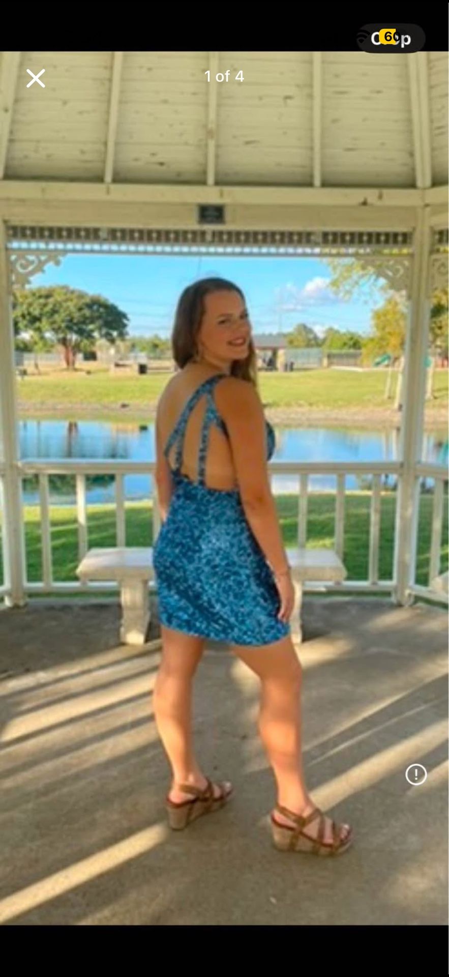 sherri hill homecoming dresses short Enchanted Garden Surplice Skater Dress