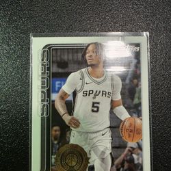 STEPHON CASTLE SPURS TOPPS NBA SPORTS CARD!